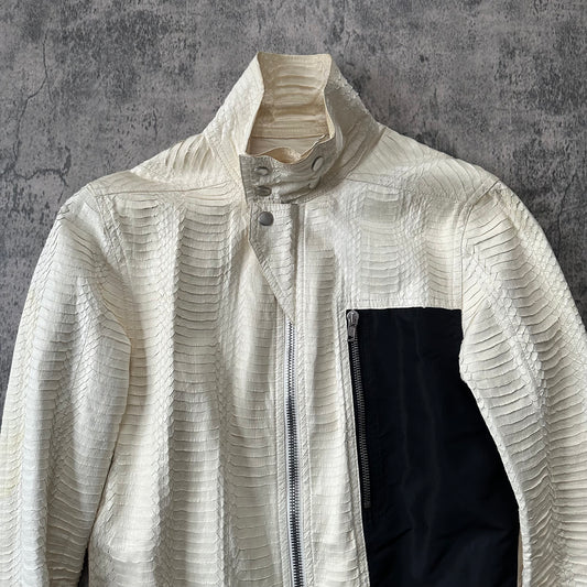 SS20 ‘Tecuatl’ Snakeskin Leather Jacket