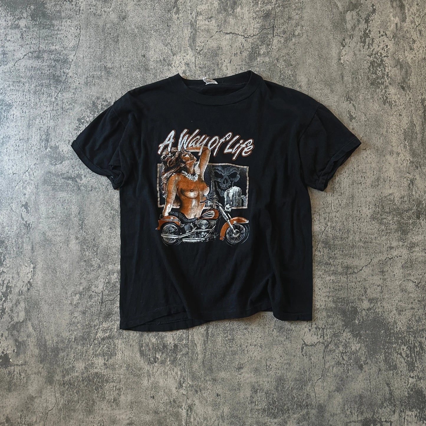 1980s Thrashed “A Way of Life” Biker Tee - 269archive