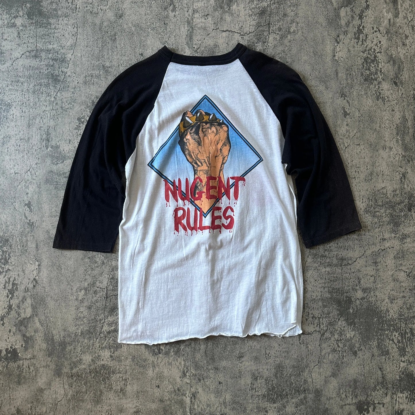 1982 Ted Nugent “Nugent Rules” 3/4 Sleeve Shirt - 269archive