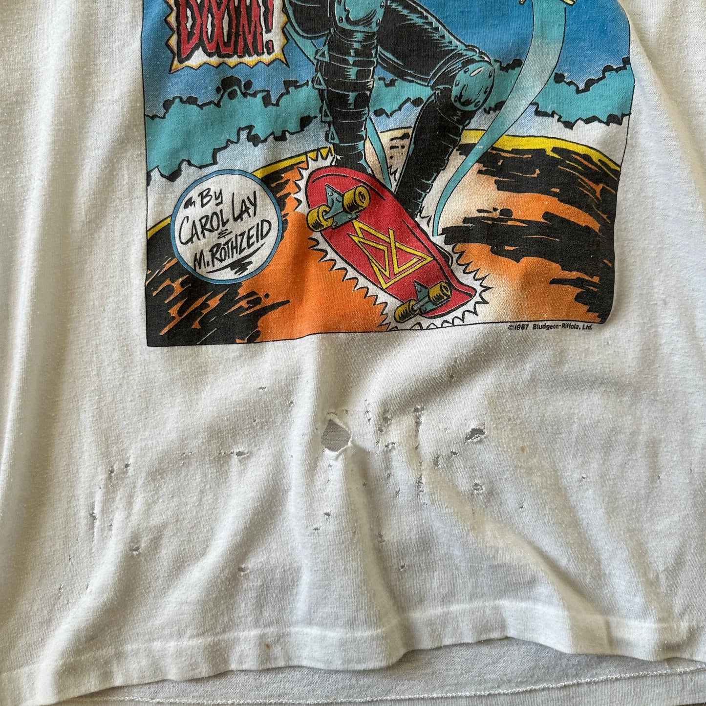 1987 Def Leppard “Comic” Hysteria Tour Tee - 269archive
