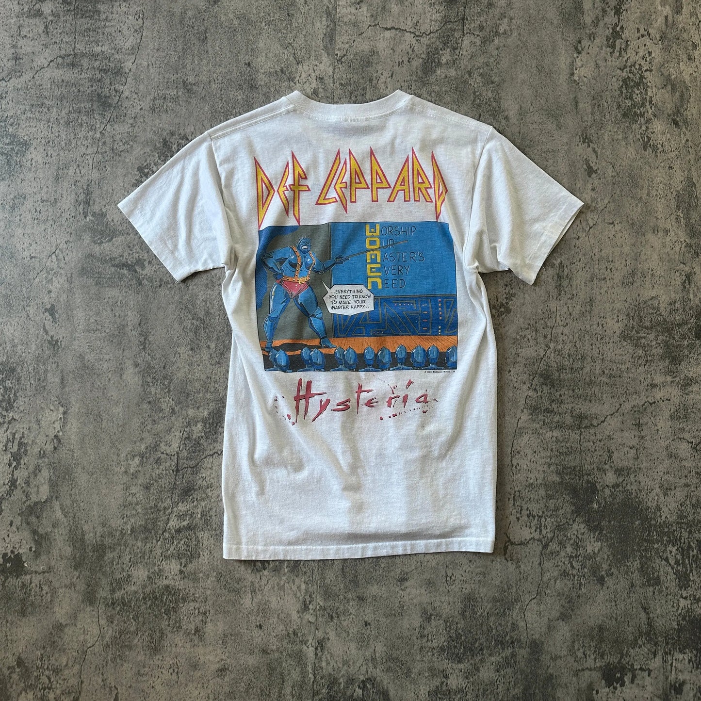 1987 Def Leppard “Comic” Hysteria Tour Tee - 269archive