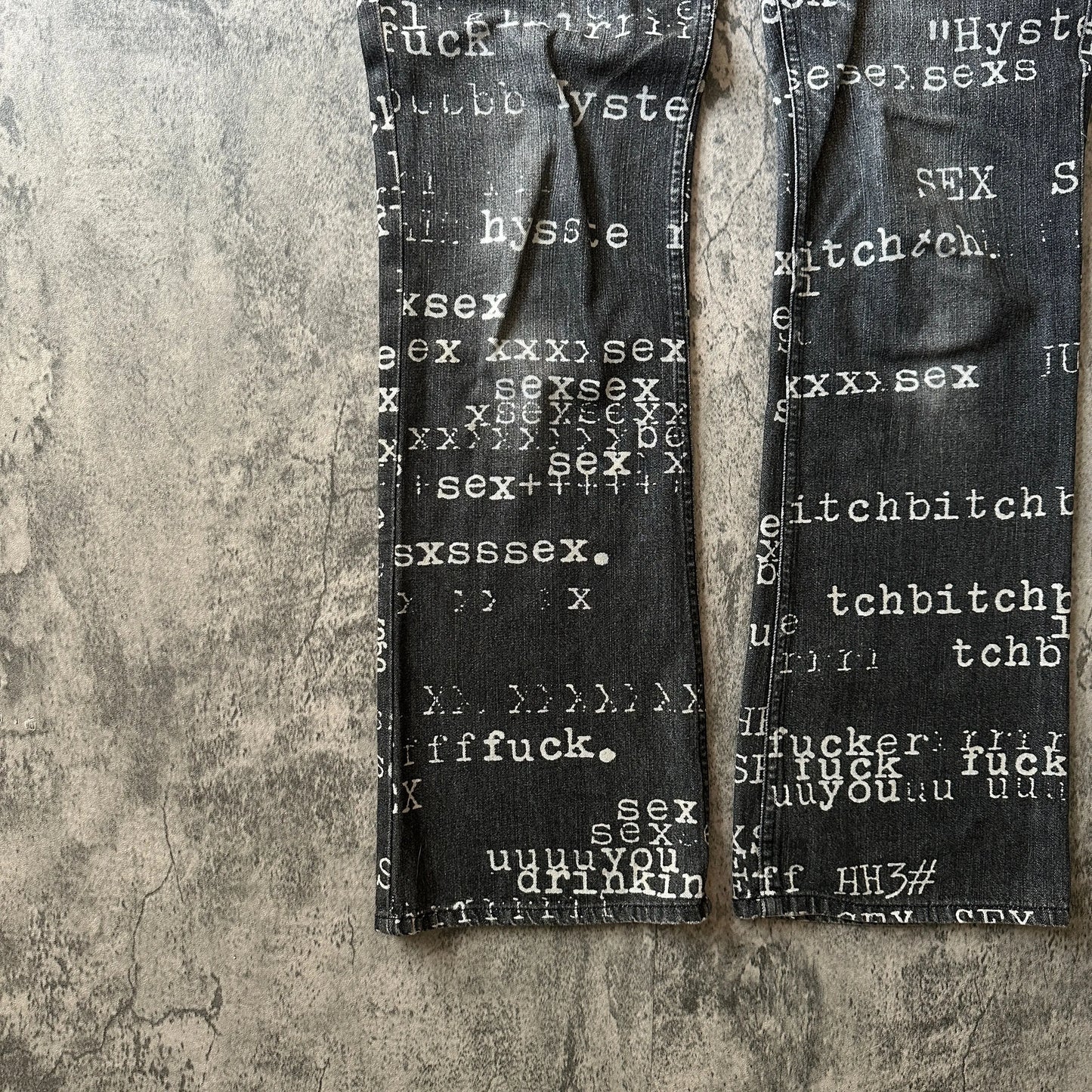 1990s Hysteric Glamour “Typewriter” Denim - 269archive
