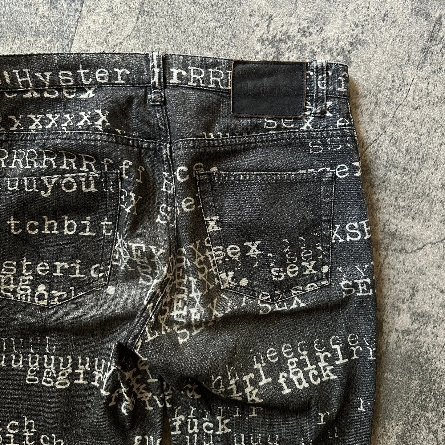 1990s Hysteric Glamour “Typewriter” Denim - 269archive