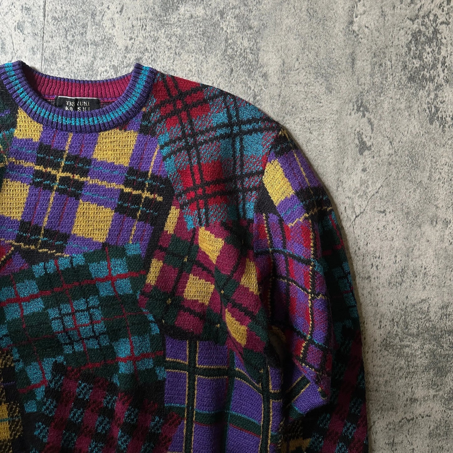 1990s Yoshiyuki Konishi Patchwork Knitted Sweater - 269archive