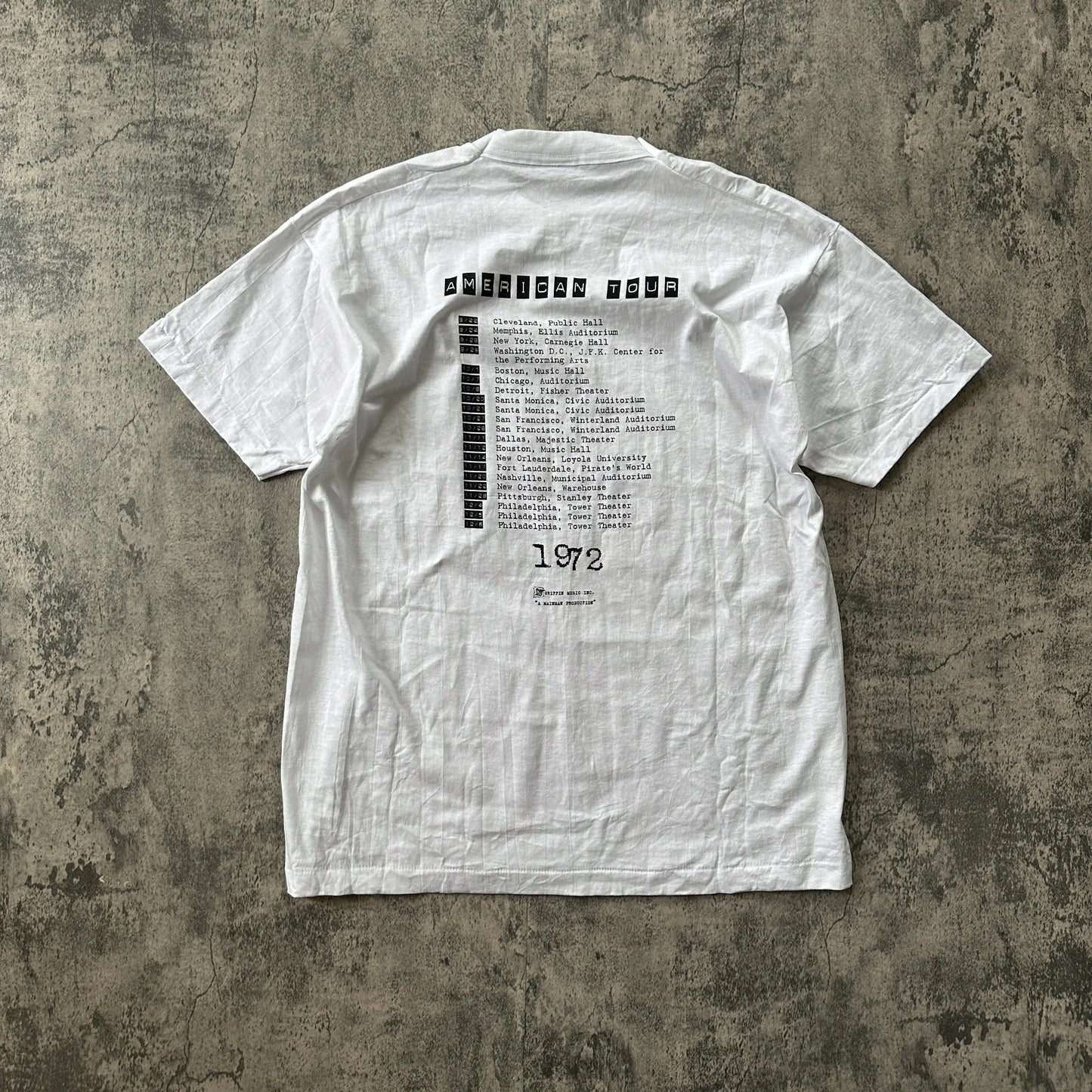 1995 David Bowie 1/1000 "Live At Santa Monica '72" Tee + Box Set - 269archive