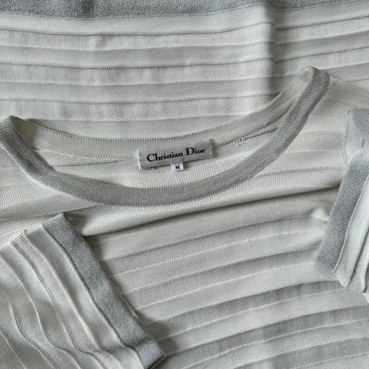 2000s Christian Dior “Textured Knit” Tee - 269archive