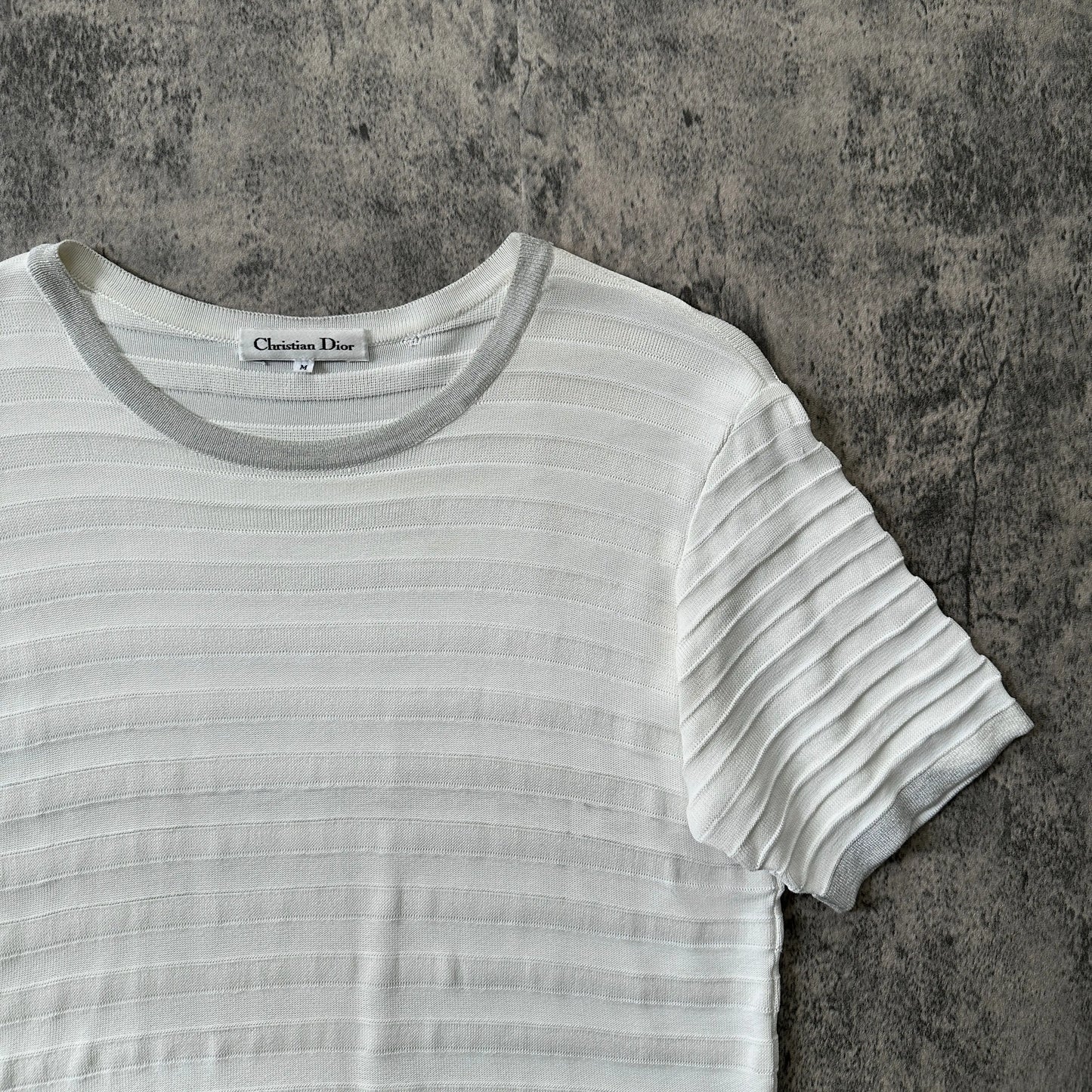 2000s Christian Dior “Textured Knit” Tee - 269archive
