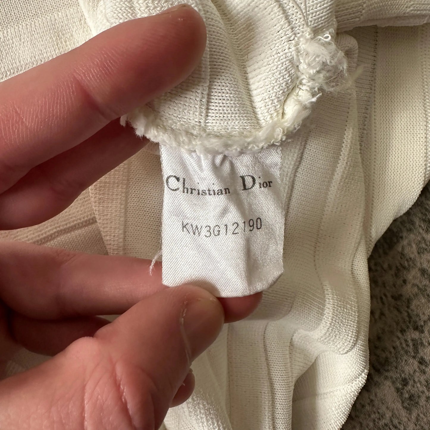 2000s Christian Dior “Textured Knit” Tee - 269archive