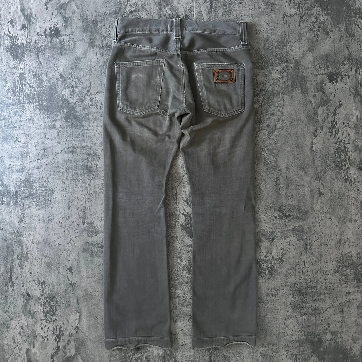 2000s Dolce & Gabbana Olive Bootcut Denim - 269archive