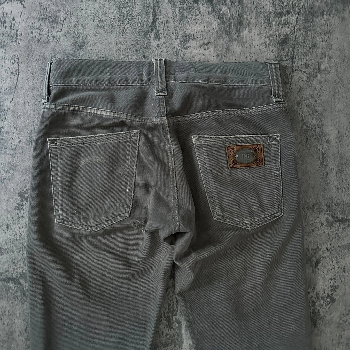 2000s Dolce & Gabbana Olive Bootcut Denim - 269archive