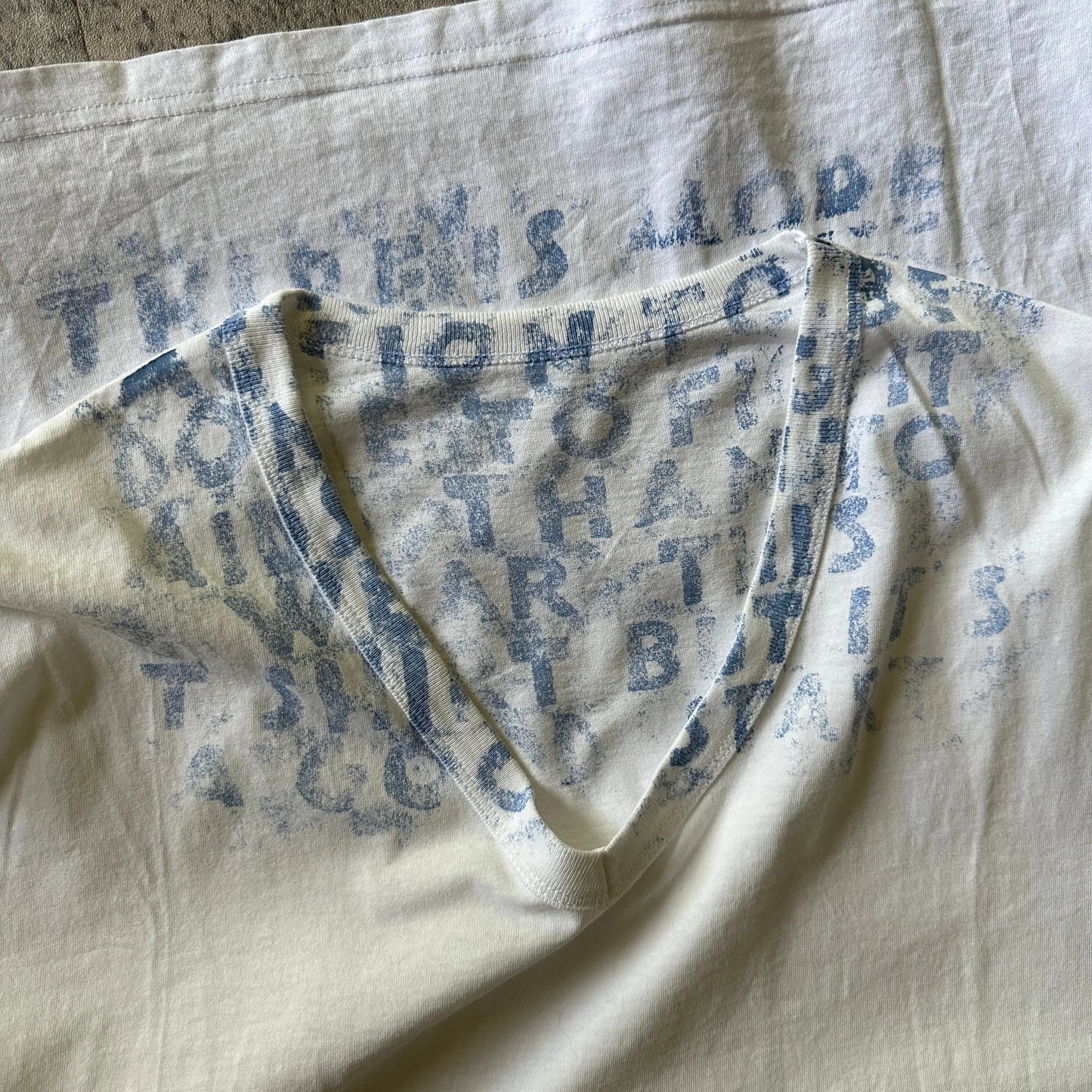 2014 Maison Margiela “AIDS Awareness” Painted Tee - 269archive