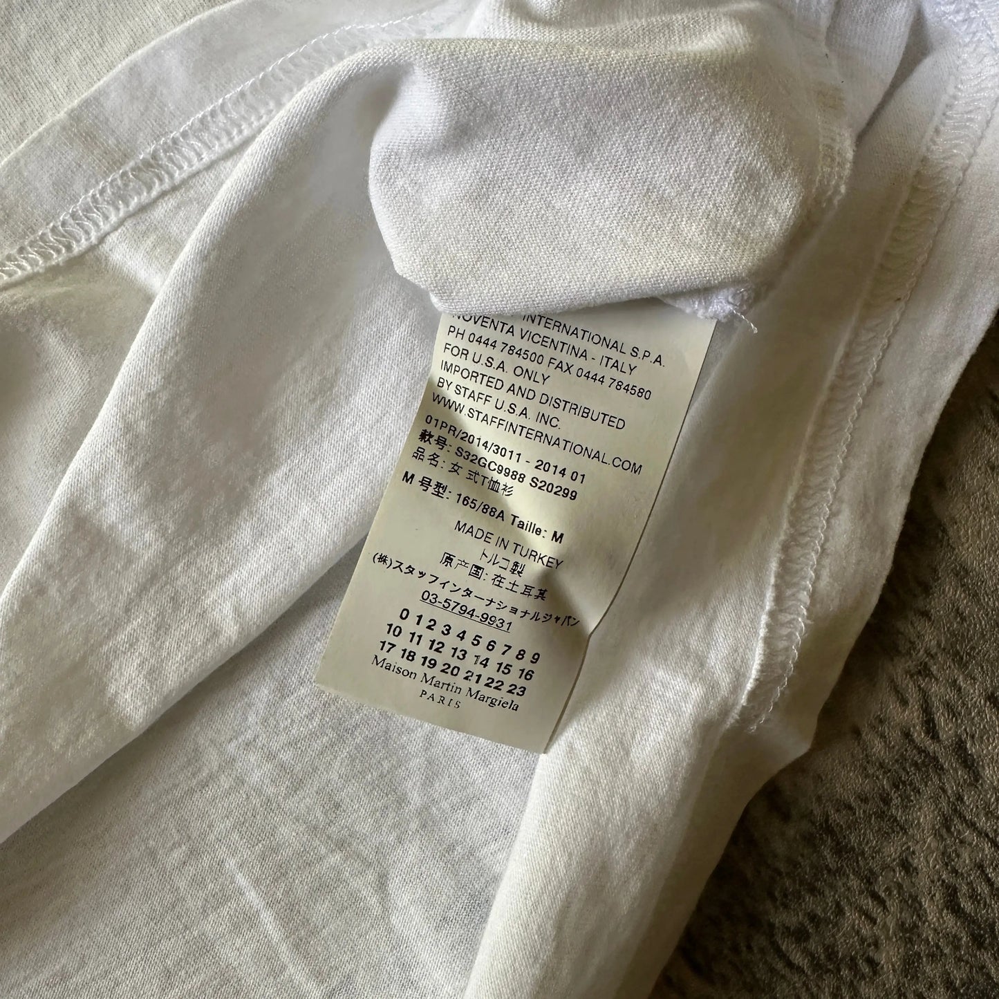 2014 Maison Margiela “AIDS Awareness” Painted Tee - 269archive