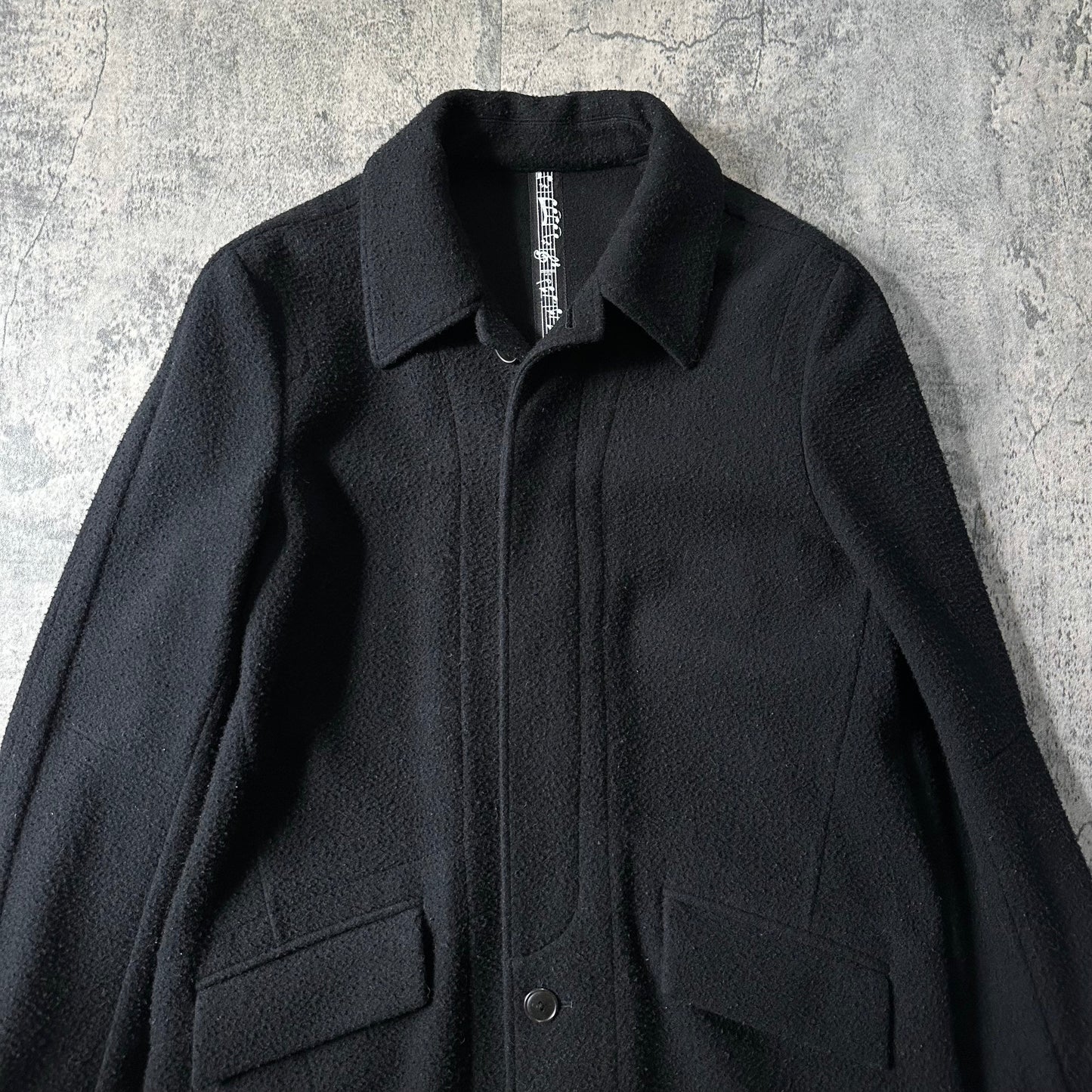 AW07 ‘Music Note’ Boiled Wool Overcoat Coats & Jackets 269archive