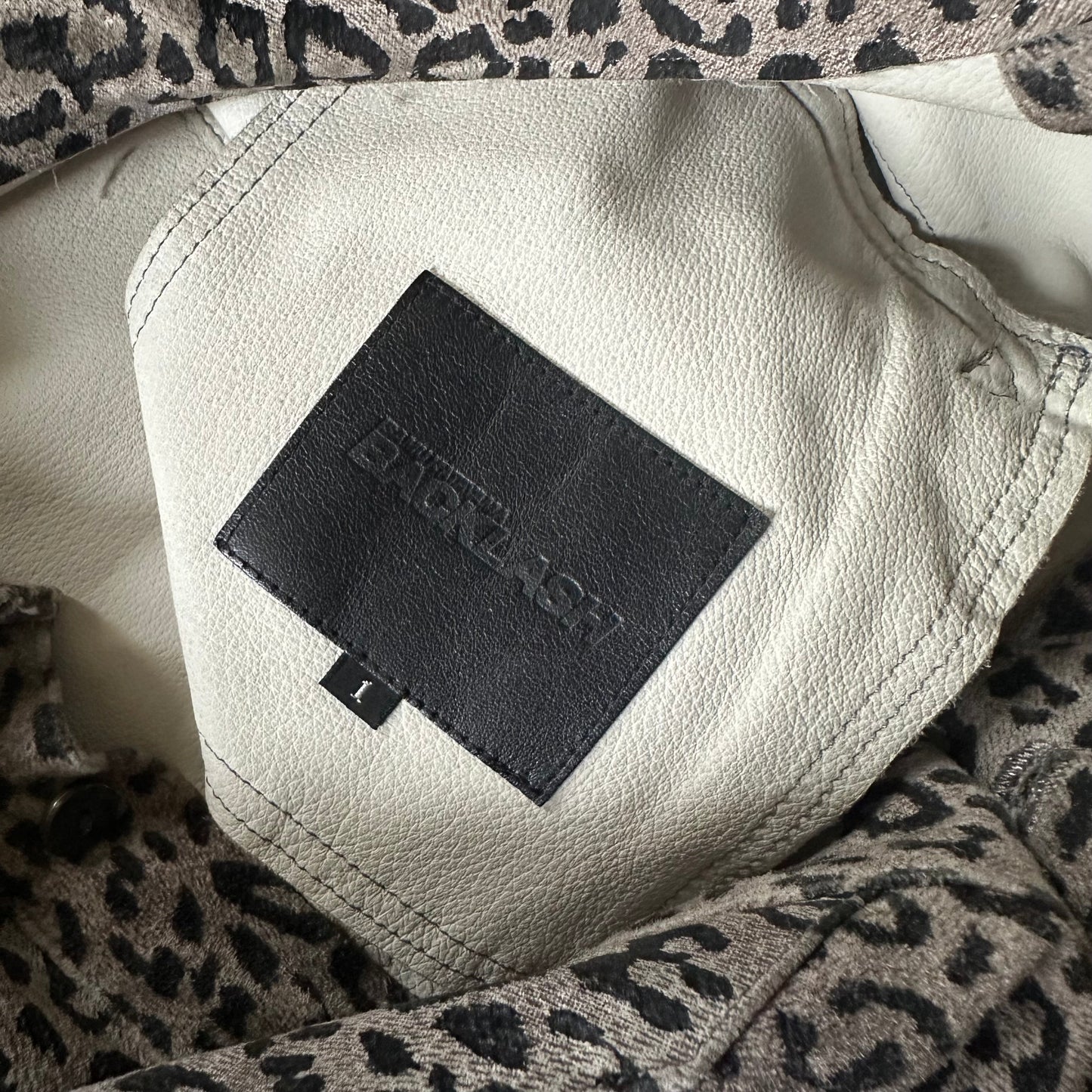 ‘Leopard Print’ Leather Western Shirt 269archive