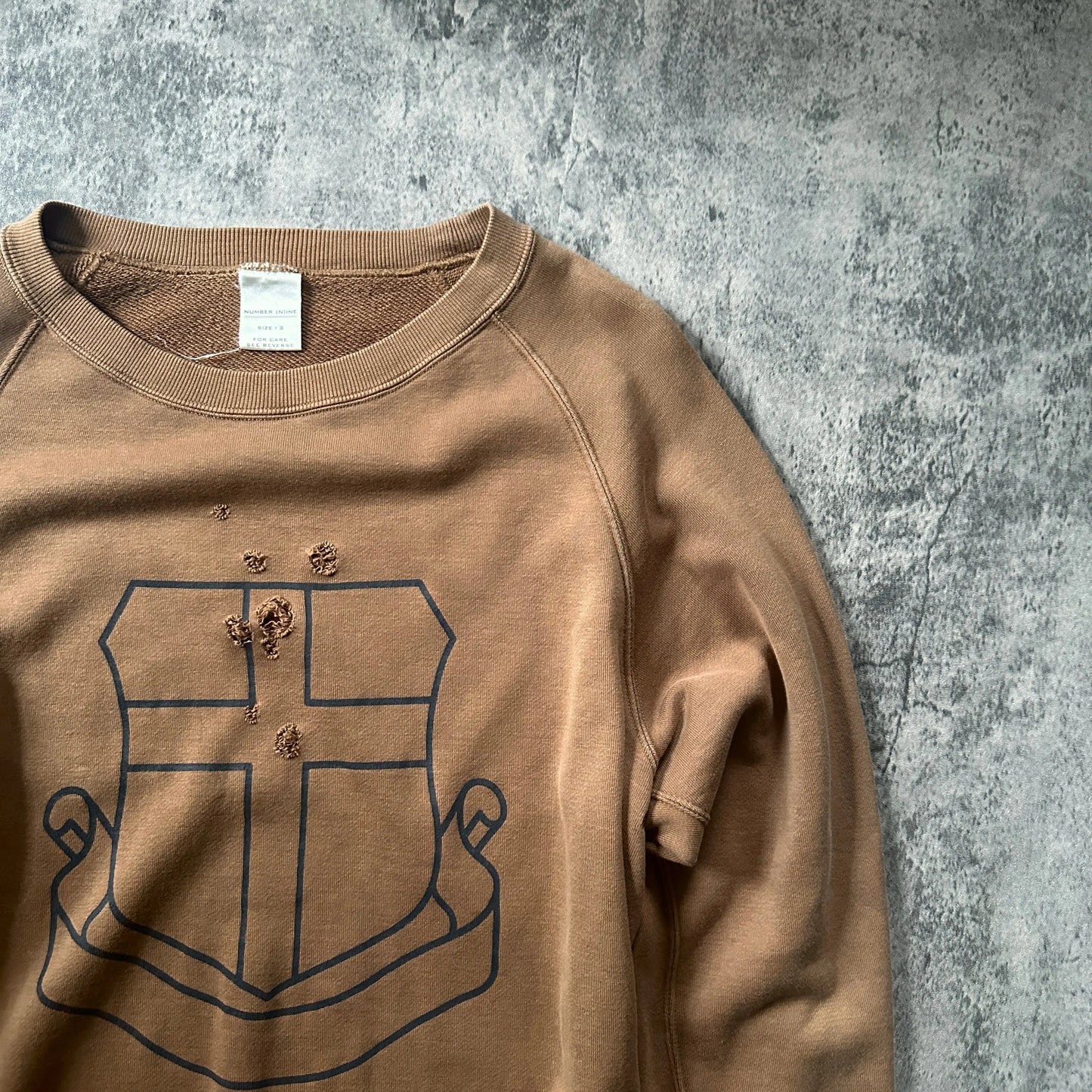 AW01 Number (N)ine “Standards” Shield Crewneck - 269archive