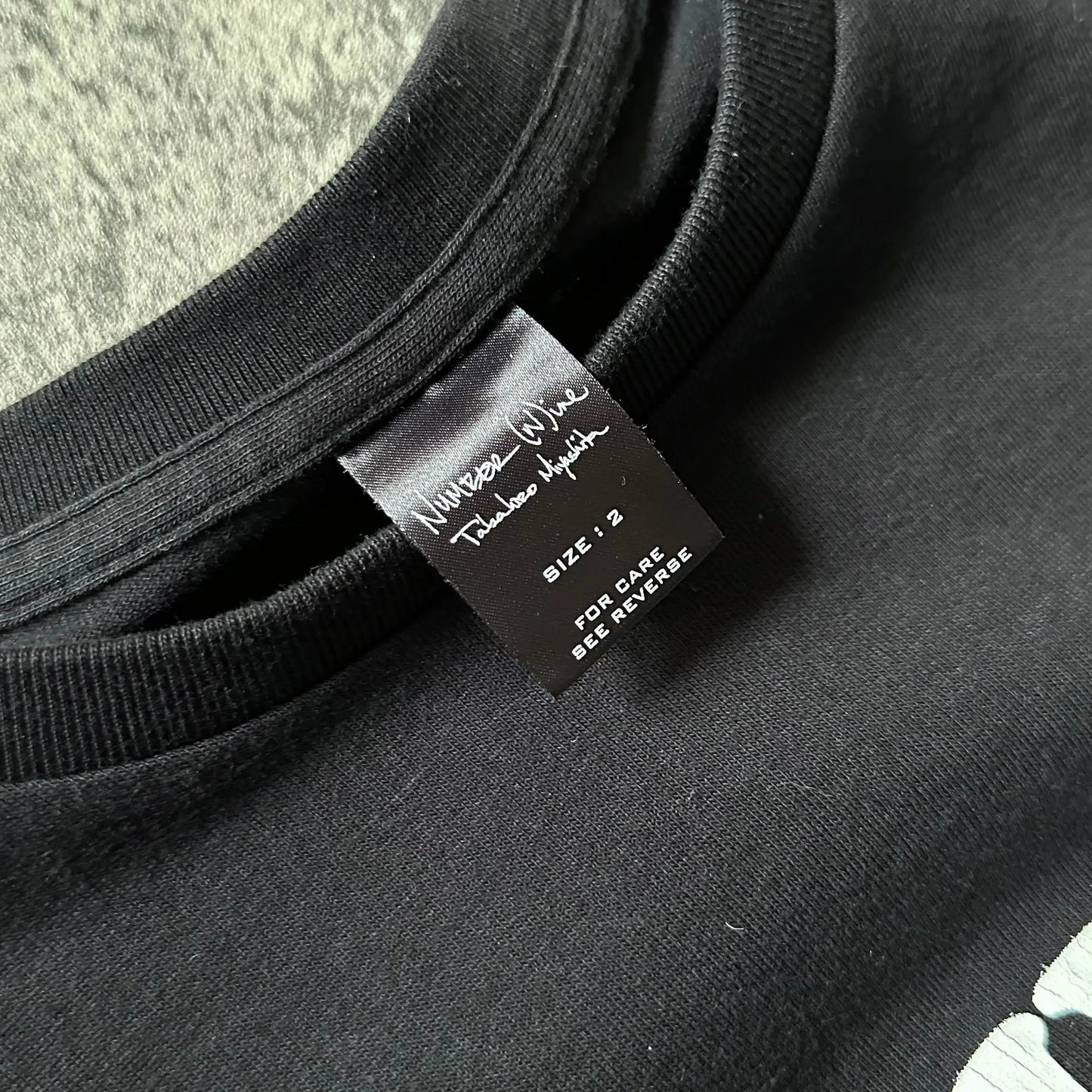 AW03 Number (N)ine “Life Is Confusing” Slogan Tee - 269archive