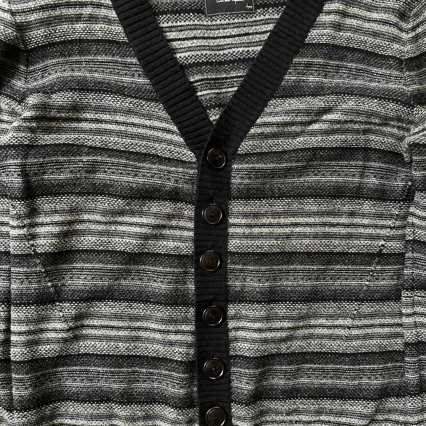 AW07 Number (N)ine Striped Cardigan - 269archive