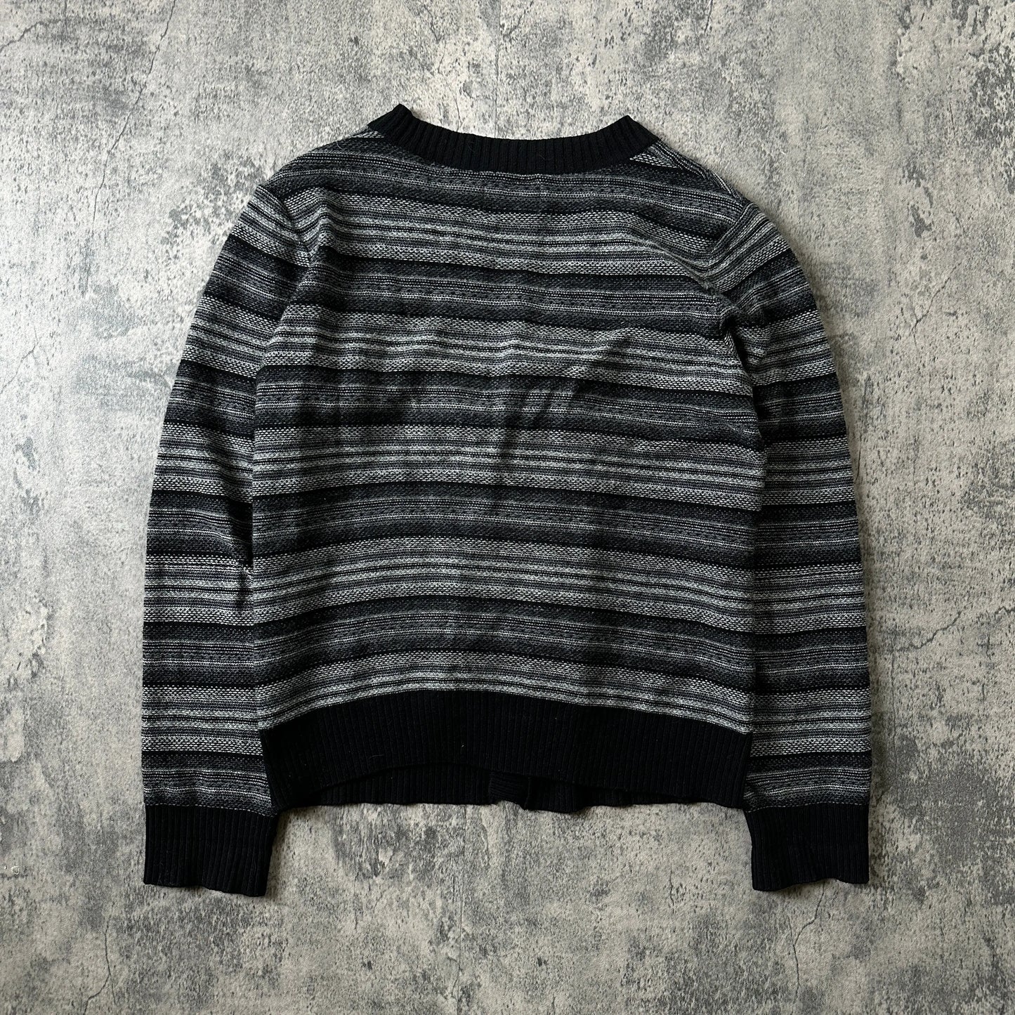 AW07 Number (N)ine Striped Cardigan - 269archive