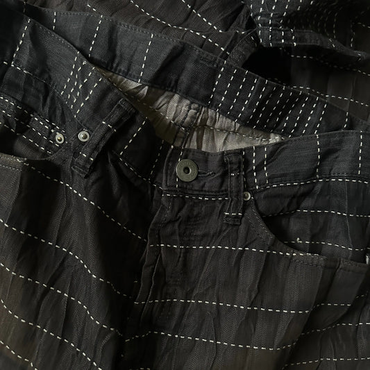 AW11 Runway Issey Miyake “Boro Stitched” APOC Pants - 269archive