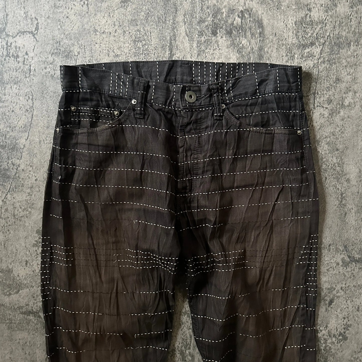 AW11 Runway Issey Miyake “Boro Stitched” APOC Pants - 269archive