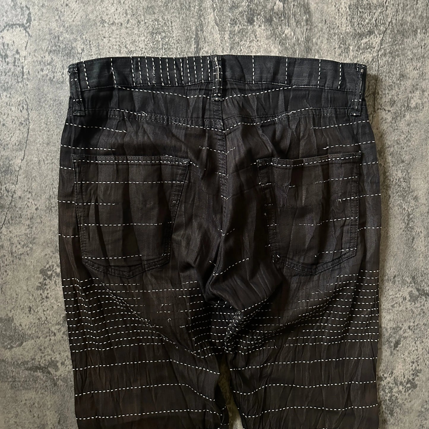 AW11 Runway Issey Miyake “Boro Stitched” APOC Pants - 269archive
