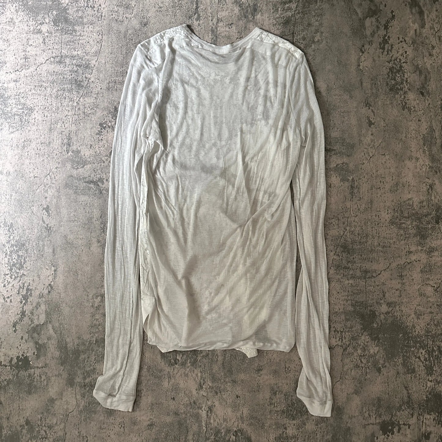 AW15 Julius “Cracked Paint” Mesh Long Sleeve - 269archive