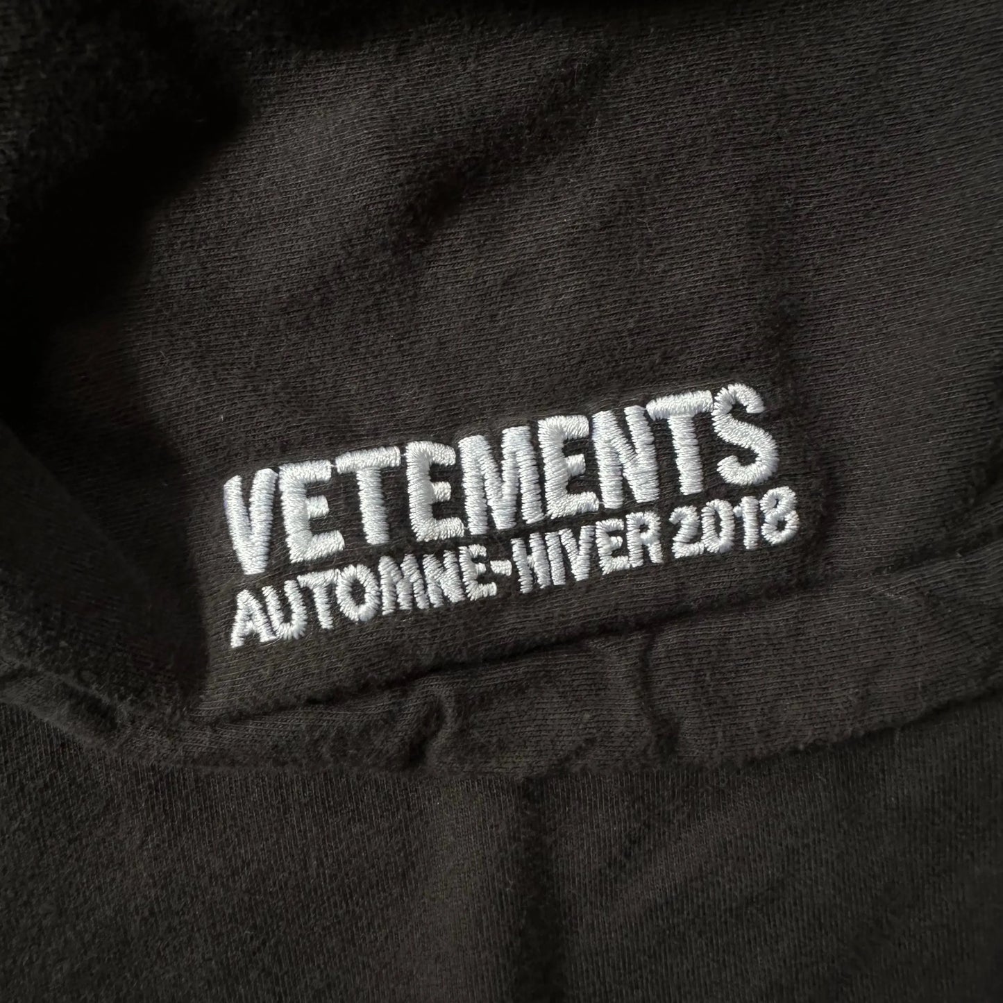 AW18 Vetements “Metal Tour” Oversized Hoodie - 269archive