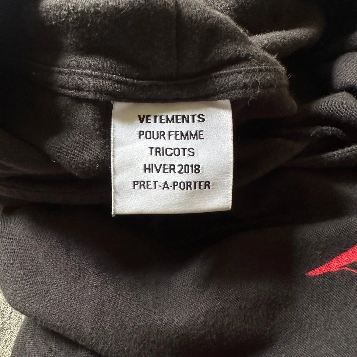 AW18 Vetements “Metal Tour” Oversized Hoodie - 269archive