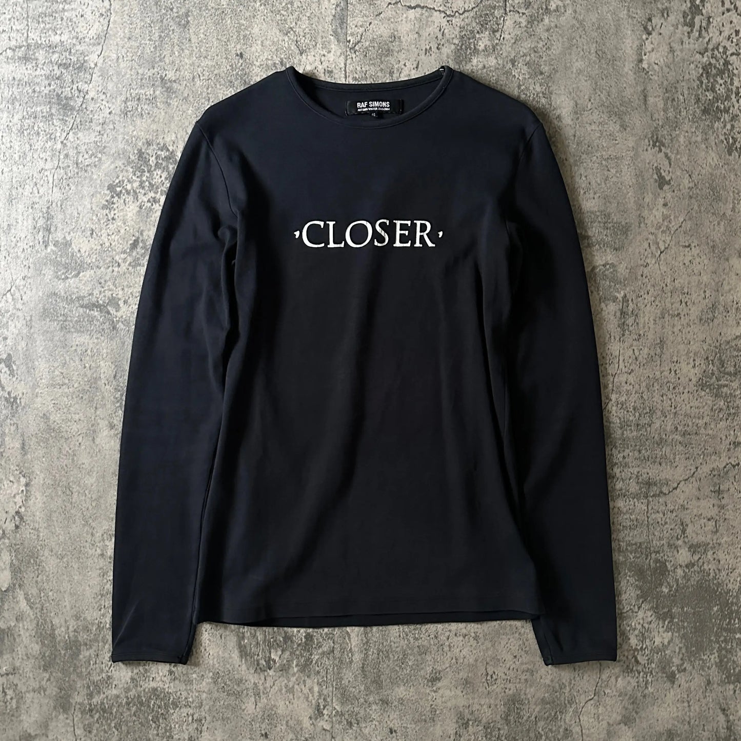 AW2003 Raf Simons “Closer” Long Sleeve Tee - 269archive