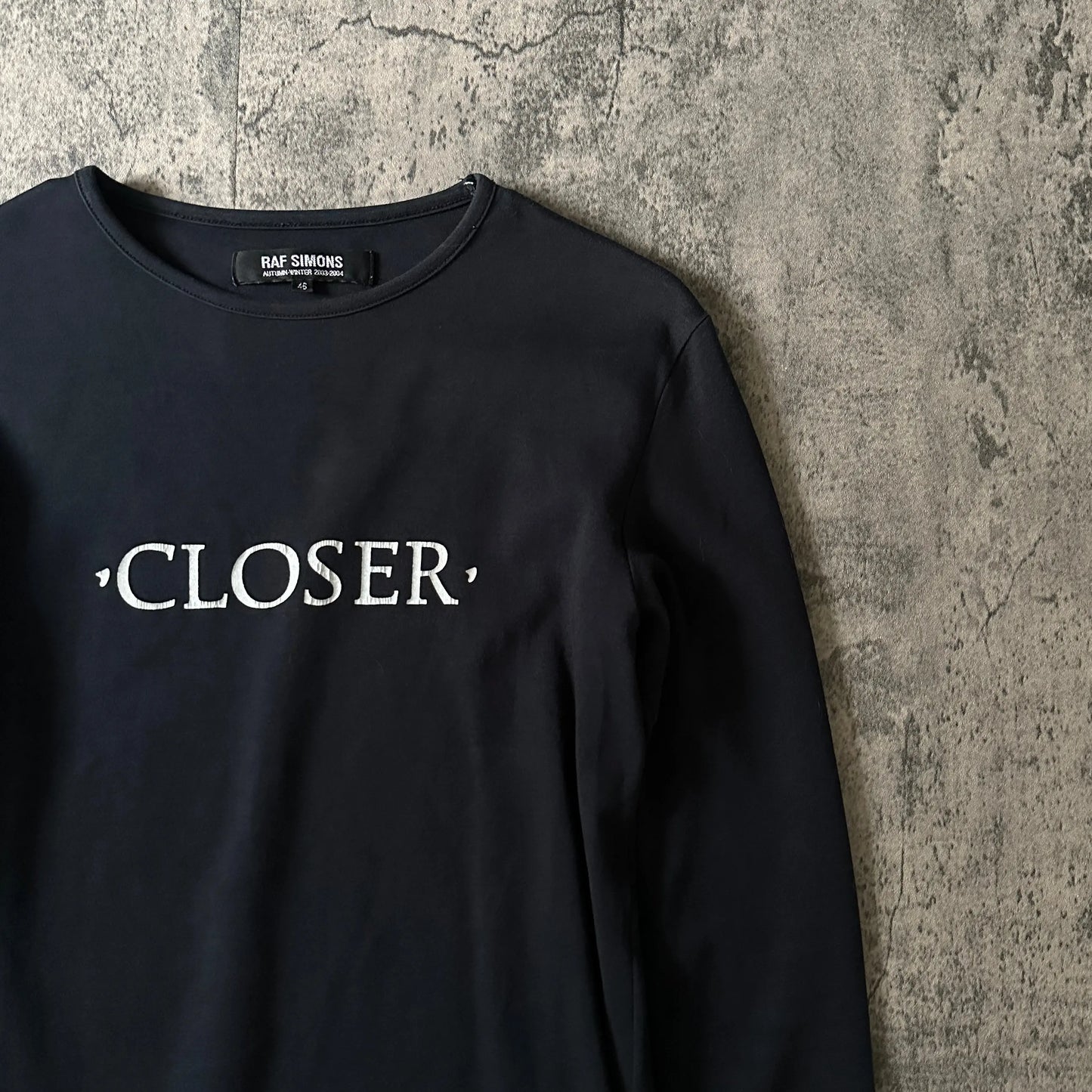 AW2003 Raf Simons “Closer” Long Sleeve Tee - 269archive