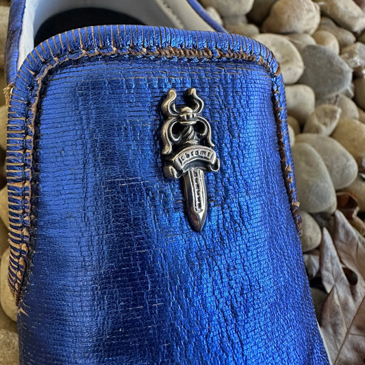 Chrome Hearts “Dagger” Metallic Slip-Ons - 269archive