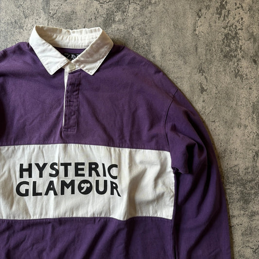 Hysteric Glamour Purple Rugby Shirt - 269archive