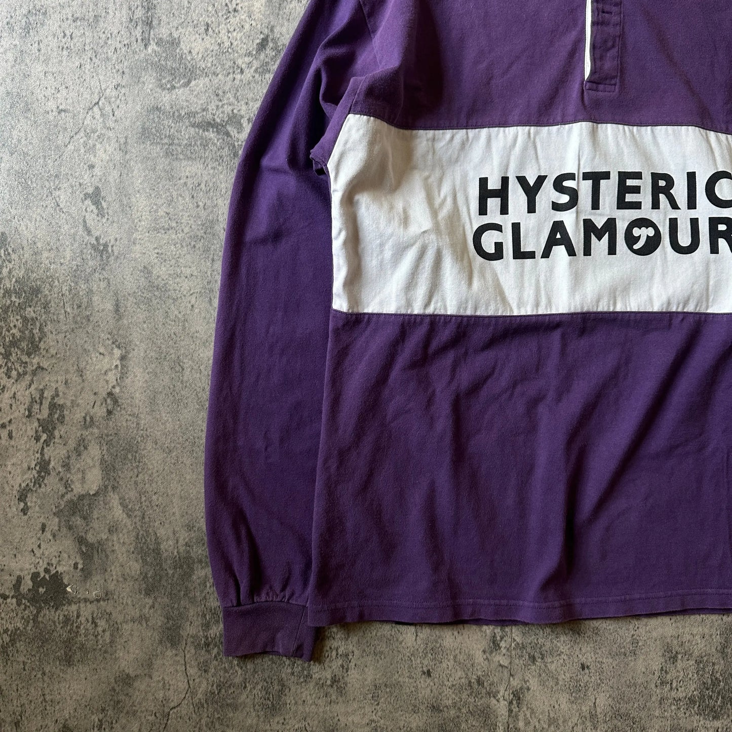 Hysteric Glamour Purple Rugby Shirt - 269archive