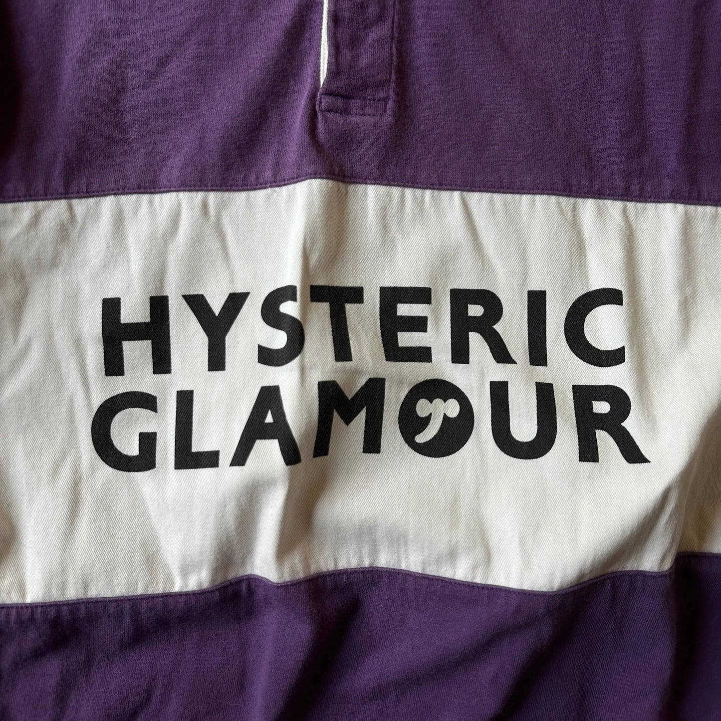 Hysteric Glamour Purple Rugby Shirt - 269archive