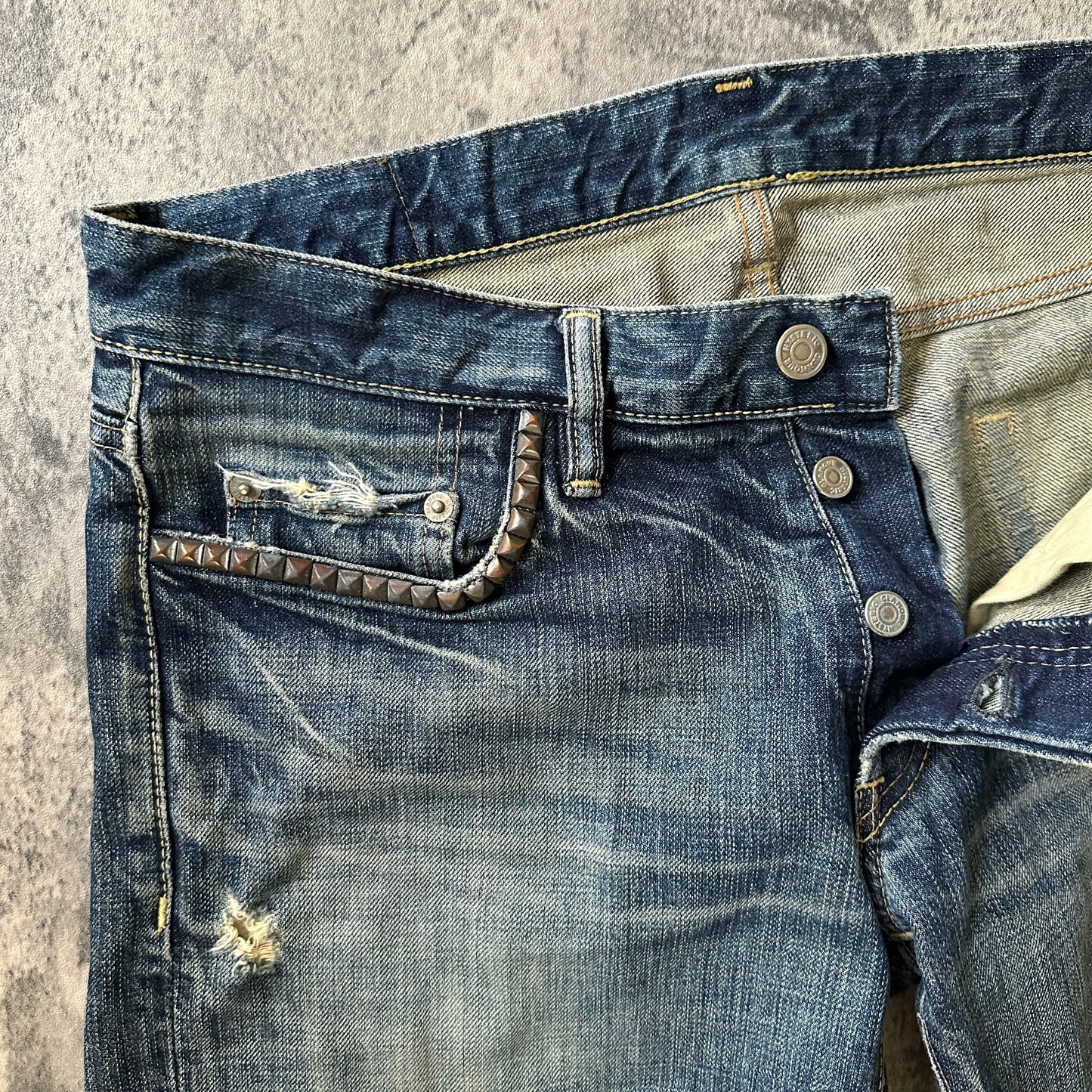 Hysteric Glamour Studded Pocket Denim - 269archive