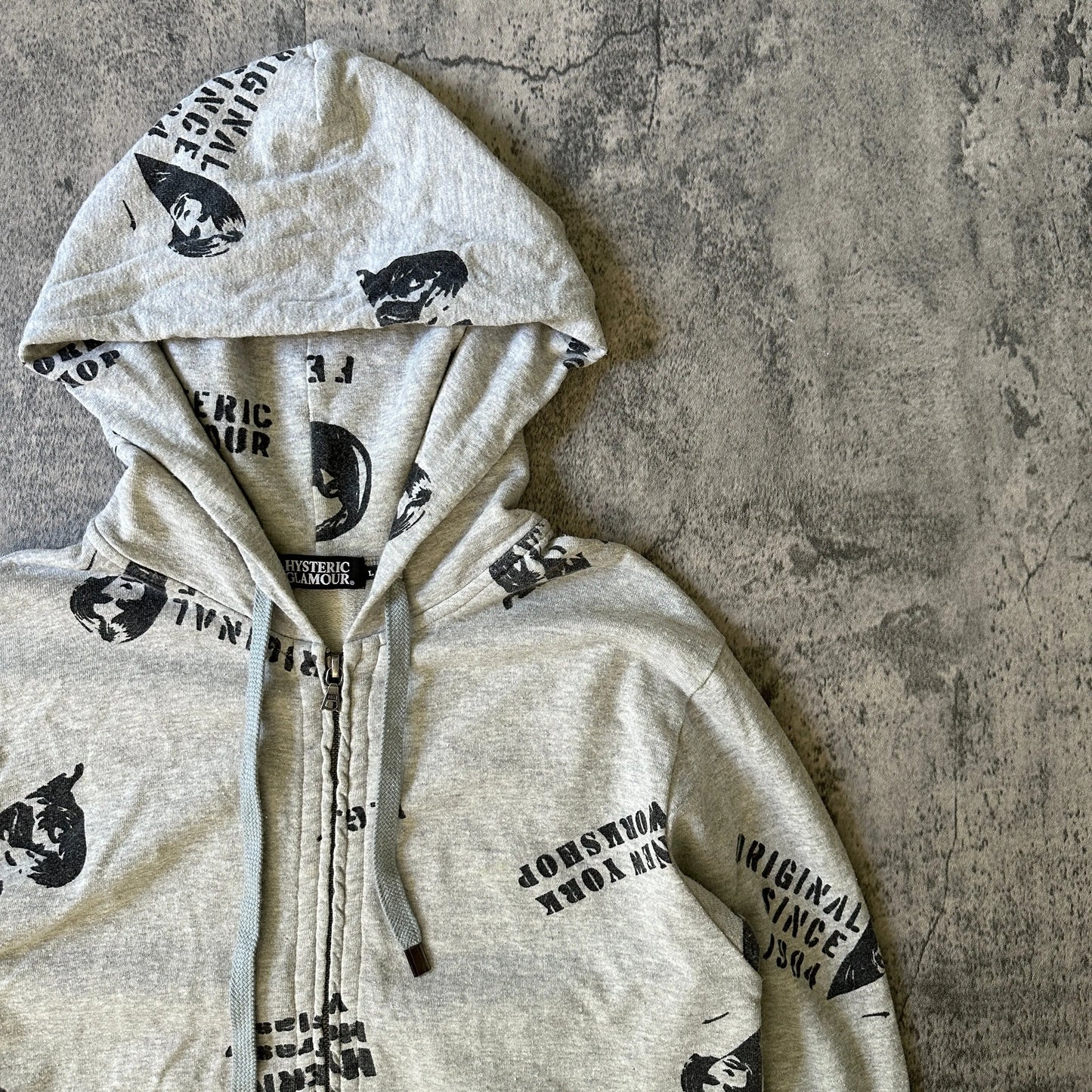 Hysteric Glamour “All Messed Up” Zip-Up - 269archive