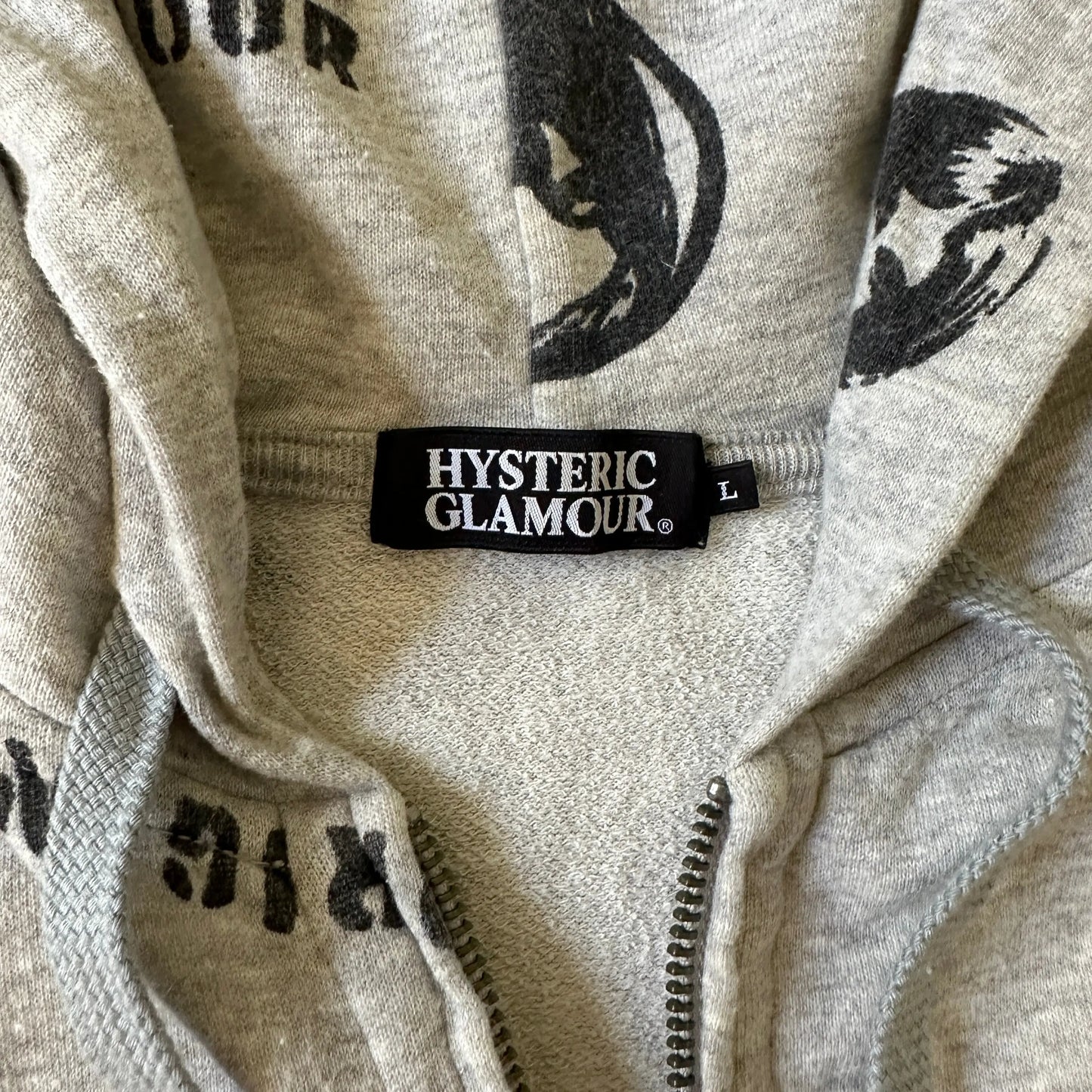 Hysteric Glamour “All Messed Up” Zip-Up - 269archive