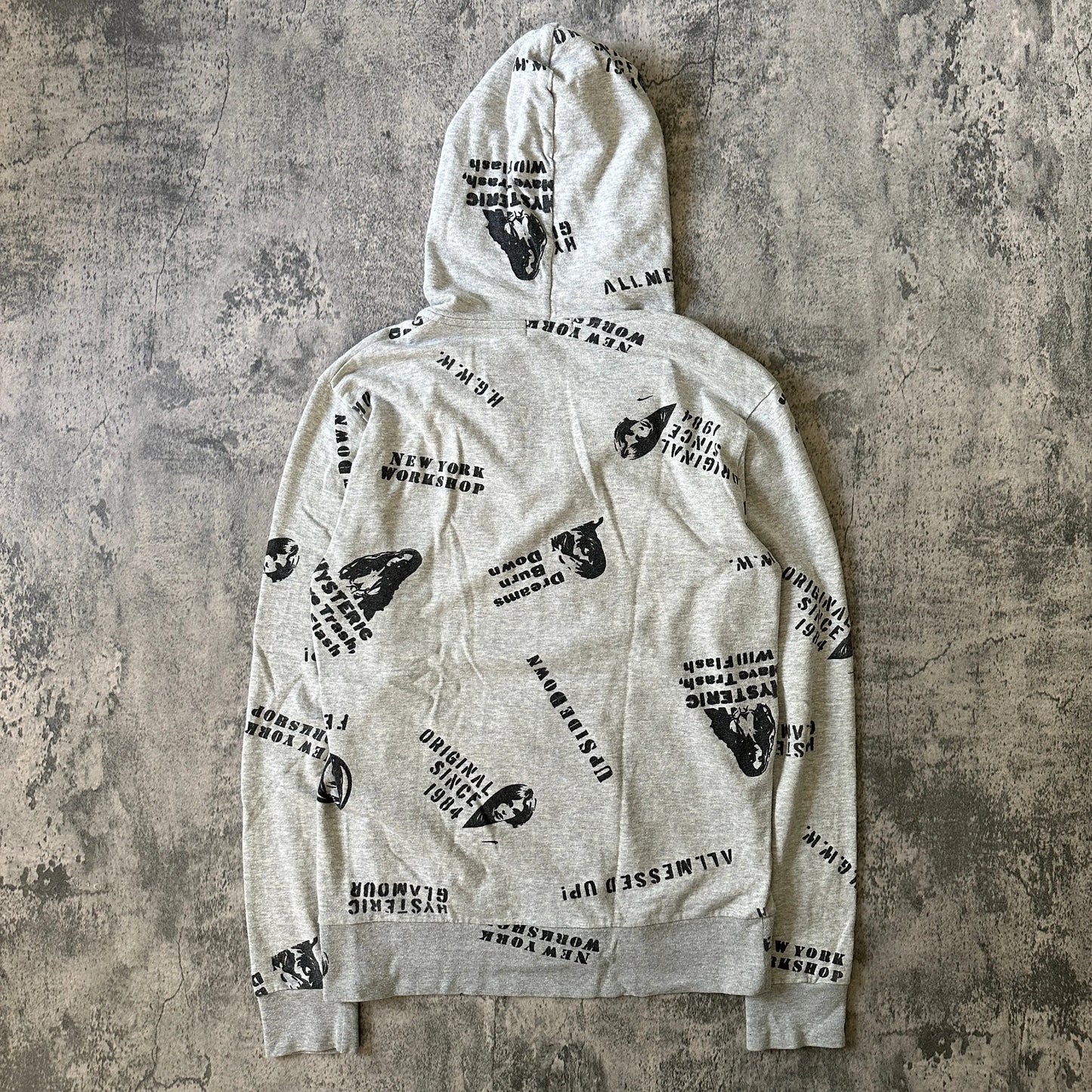 Hysteric Glamour “All Messed Up” Zip-Up - 269archive