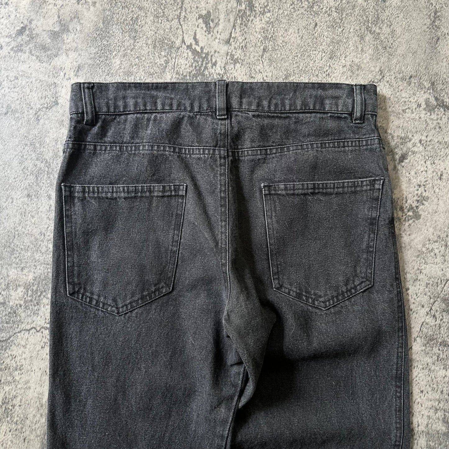 SS05 “History of My World” Washed Charcoal Denim Pants 269archive