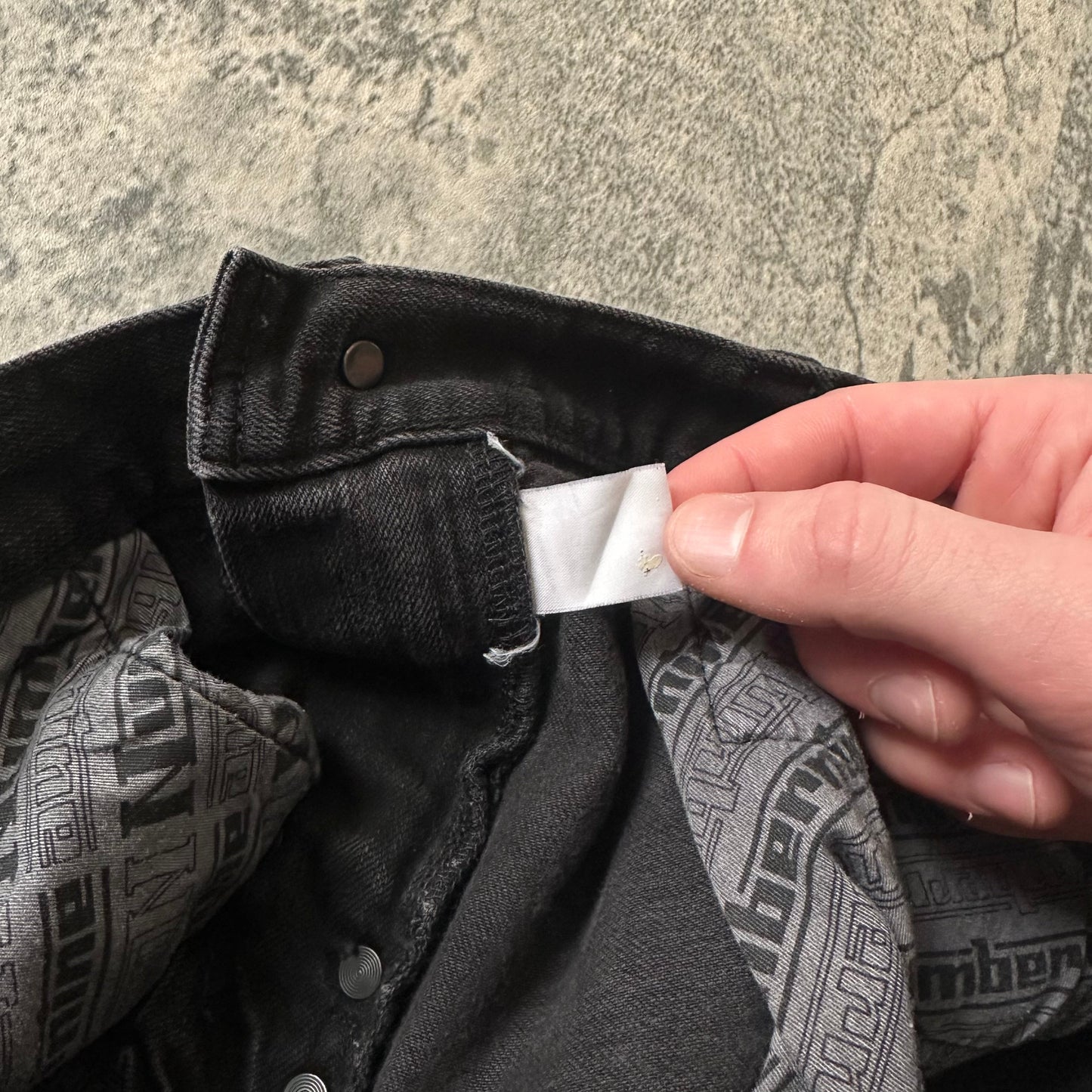 AW06 'Noir' Pain Denim Pants 269archive