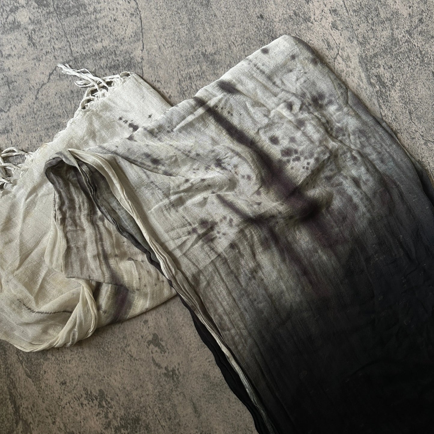 L.G.B. “Burn & Ash” Fringe Scarf - 269archive