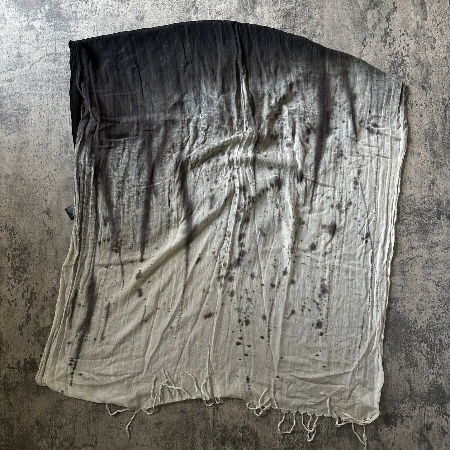 L.G.B. “Burn & Ash” Fringe Scarf - 269archive