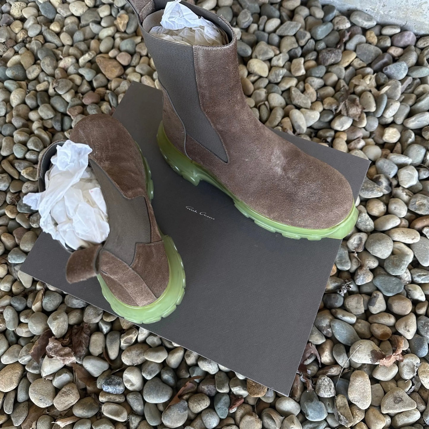 Rick Owens “Dust” Beatle Bozo Tractor Boot - 269archive