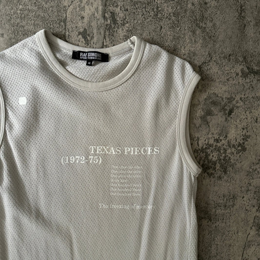 SS05 Raf Simons “Texas Pieces” Mesh Tank Top - 269archive