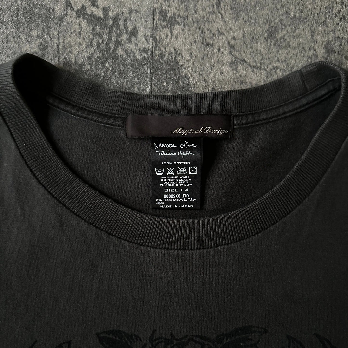 SS06 Number (N)ine x Magical Design Skull Tee - 269archive