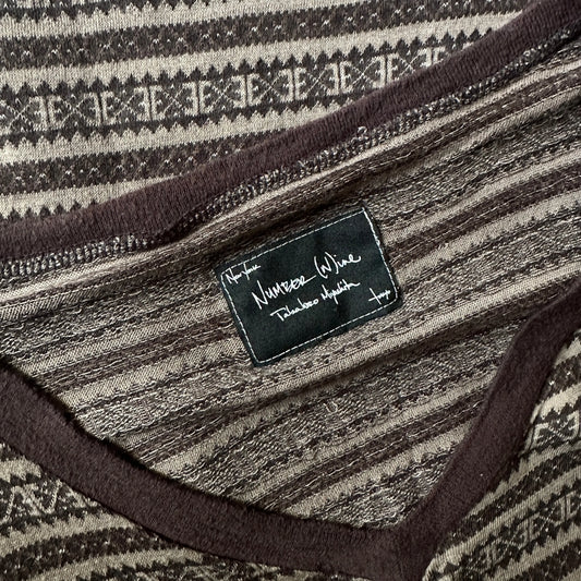 SS08 Number (N)ine "Birds" V-Neck Tee - 269archive