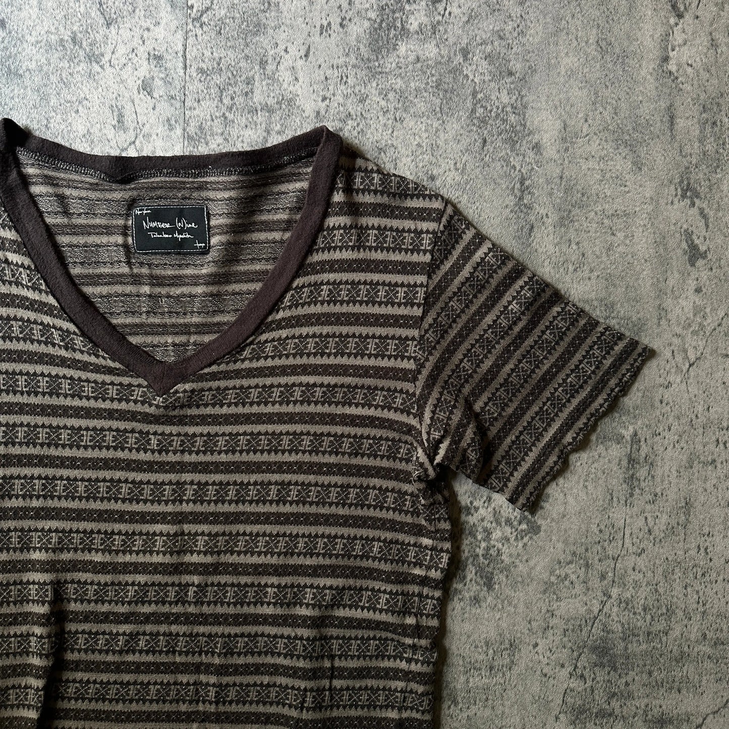 SS08 Number (N)ine "Birds" V-Neck Tee - 269archive