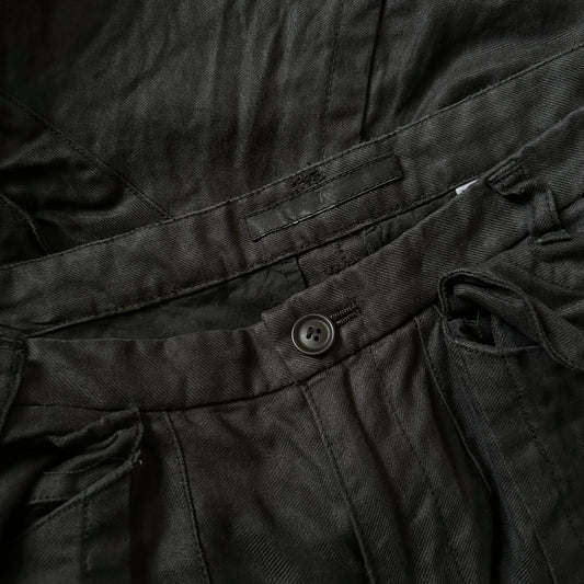 SS12 Julius_7 “Bumboo Twill” Gas Mask Cargo Shorts - 269archive
