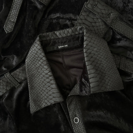 Yasuyuki Ishii “Velvet Python” Collared Shirt - 269archive