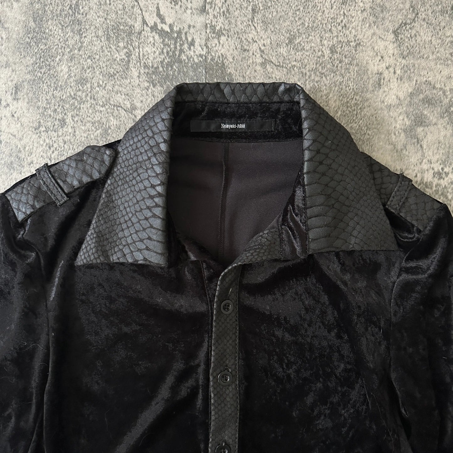 Yasuyuki Ishii “Velvet Python” Collared Shirt - 269archive